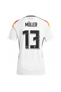 Fotbalové Dres Německo Thomas Muller #13 Dámské Domácí Oblečení ME 2024 Krátký Rukáv